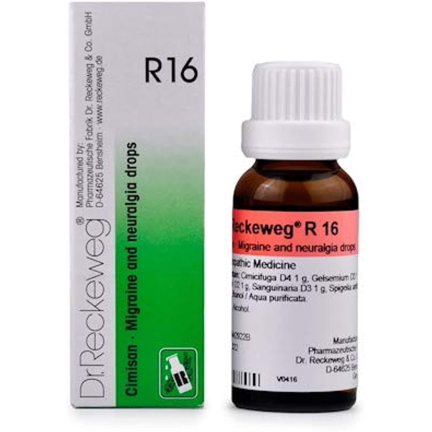 2 X Dr. Reckeweg R16 Drops