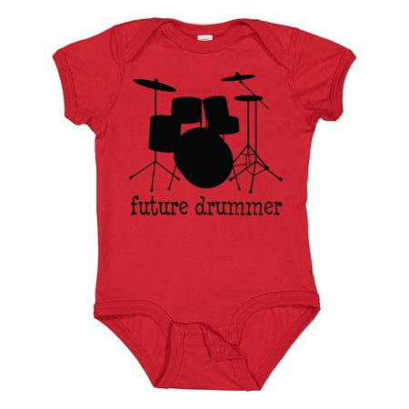 

Inktastic Future Drummer Gift Baby Boy or Baby Girl Bodysuit