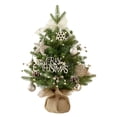 thumbnail image 2 of PEONAVET Christmas Tree Christmas Decorations Green Rotating Music Box Desktop Mini Christmas Tree Decorations, 2 of 9