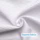 thumbnail image 4 of Cortina de ducha, cortinas de ducha de tela resistente con gofre We, 4 of 5