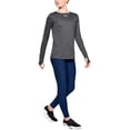 thumbnail image 3 of Under Armour Women's Locker Long Sleeve Shirt Carbon Heather | Silver XL, 3 of 5