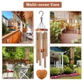 thumbnail image 6 of Sympathy Gifts For Loss Of Loved One  Memorial Wind Chimes Funeral Bereavement Baskets Windchimes In Memory A Mom Dad Husband Brother - Golden, 6 of 6