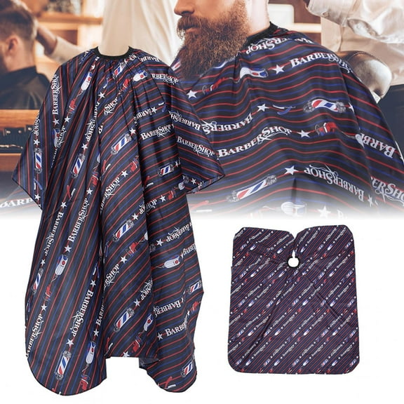 Zerodis Professional Hairdressing Apron, Hairdressing Apron Hair Cutting Salon Barber Gown Cape Cloth, Light Weight Long Cape ( 58.3 X 61.8in), Perfect For Barbershop And Salon, For Adults Children