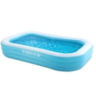 Methink Family Lounge Inflatable Pool – 90" X 90" X 26", Holds 262 Gallons, Fits 3-4 Adults