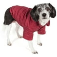thumbnail image 4 of Pet Life ® Lightweight Adjustable and Collapsible 'Sporty Avalanche' Dog Coat w/ Pop-out Zippered Hood, 4 of 11