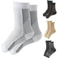 thumbnail image 1 of 4 Pairs Compression Socks, Neuropathic Nano Socks, Compression Socks, Foot Compression Ankle Support, Orthopedic Socks for Men and Women (L/XL), 1 of 5