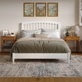 thumbnail image 2 of Quincy Queen Wood Low Profile Platform Bed in White, 2 of 27