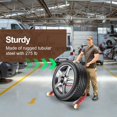 thumbnail image 2 of Easy Lift Tire Dolly - 275 LBS Capacity Portable Wheel Truck for Garage Workshop with 360 °   Rotation, 2 of 6