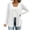 White, variant on yillto Plus Size Womens Cardigan Open Front Lightweight Soft Comfy Long Sleeve Loose Coats with Pockets