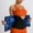 Blue, variant on High Waist Shapewear for Workout Belt with Triple Hook Zip Waist Trainer for Fitness Yoga and Shaping a Versatile Daily