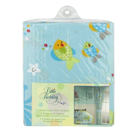 Little Bedding by NoJo Ocean Dreams Kids Bedroom Curtain Panel