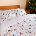 thumbnail image 1 of Gogreen Funda Nórdica Tamaño Queen de Lujo 100% Algodón Floral, Suave y Transpirable, 2 Juegos de Cama Tamaño Queen, Funda Nórdica Cómoda Tamaño Queen con Patrón, con Cierre de Cierre, Incluye 1 x Funda de Almohada, 1 x Funda Nórdica, 1 of 9