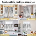 thumbnail image 6 of Contemporary Grey Tree Kitchen Curtains 96 Inch Length, Abstract Art Oil Paiting Grommet Top Bedroom Living Room Curtains, Light Filtering Cafe Curtain Drapes 2 Panels Set 104''x96'', 6 of 9