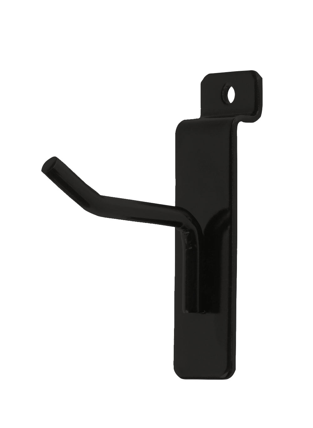 4" Wire Slat Grid Hooks Hook Pegs Gridwall 25 Black 6mm Tubing Retail Display 