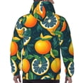 thumbnail image 7 of Goofa Fresh Orange for Men's Hooded Sweatshirt - Lightweight Pullover Hoodie with Kangaroo Pocket, Perfect for Everyday Wear-Medium, 7 of 7