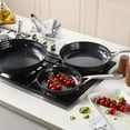thumbnail image 4 of ZWILLING Motion Ceramic Hard Anodized 3-pc Aluminum Nonstick Fry Pan Set, 4 of 5