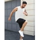 thumbnail image 5 of Camiseta de baño Cotrasen para hombre, verano, UPF 50+, sin mangas, color blanco L, 5 of 6