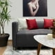 thumbnail image 3 of Love Seat Bazzo Tela Curri Gris Inlab Muebles Love seat Love seat Bazzo, 3 of 3