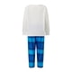 thumbnail image 4 of Pijamas navideños familiares a juego, camiseta con estampado de árbol y letras y pantalones a cuadros. Ropa de dormir para estar en casa., 4 of 10