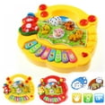 thumbnail image 2 of CHUANK Jouet Piano pour Tout-Petits – Piano Clavier Animal avec 5 Réglages d'Instrument - Instrument de Musique, 2 of 7