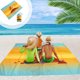 thumbnail image 1 of Alfombra amarilla de camping resistente a humedad - Picnic e esterilla ligera impermeable y de playa - Alfombra exterior plegable de 78,7" x 55,1" con bolsa de almacenamiento, 1 of 8