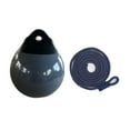 thumbnail image 2 of TTETTZ Boat Buoy Ball Multipurpose Round Anchor Buoy for Docking Marking Small Boat Blue Rope, 2 of 9