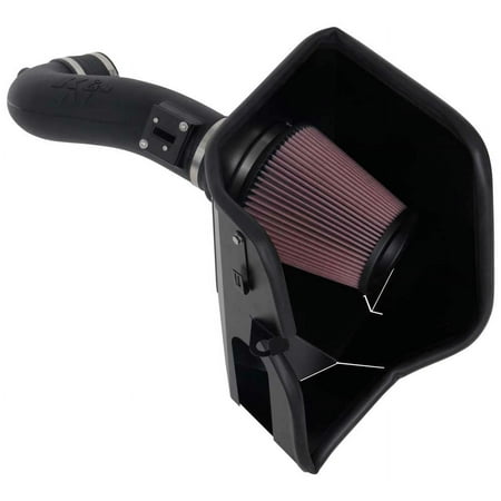 K&N 63-3110 Performance Air Intake System Fits select: 2019-2023 CHEVROLET SILVERADO  2021-2023 CHEVROLET TAHOE