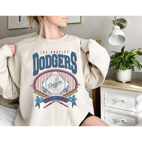 Vintage Los Angeles Baseball SweatShirt, Dodgers Baseball Shirt, Baseball fan Gift