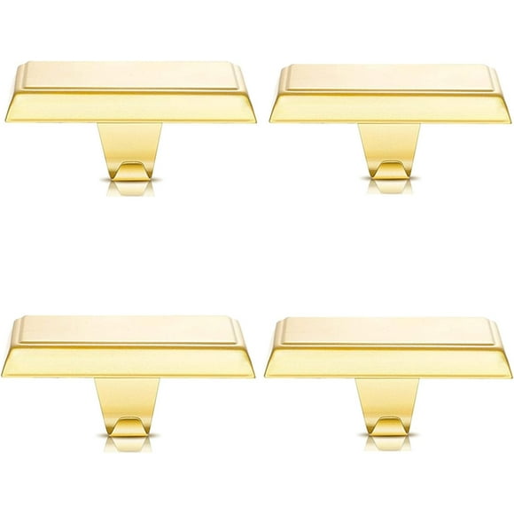 Gold Fireplace Mantel Christmas Party Decoration Gold 4 Piece Set Christmas Weighted Flat Fireplace Mantel