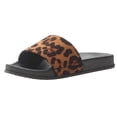 thumbnail image 2 of Loyisvidion Womens Sandals Women Ladies Leopard Print Flat Casual Sandals,Slippers Beach Shoes Brown 8.5(40), 2 of 9