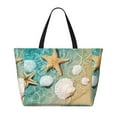 thumbnail image 2 of Gaeub Starfish And Seashell Beach Travel Bag, Multi-Pocket Beach Bag, Summer Vacation Bag, Beach Essentials Tote, 2 of 7