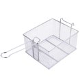 thumbnail image 2 of Stainless Steel Non-Stick French Fry Chip Baking Tray with Oil Strainer Basket - Large, 2 of 7