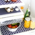thumbnail image 3 of DII Non Adhesive Cut to Fit Machine Washable Fridge Liner For Drawers, Bins, Trays, Protect Produce, Set of 6, 12 x 24" - Navy Blue Lattice, 3 of 3