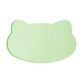 thumbnail image 2 of Cat Food Mat, Rectangular Silicone Pet Feeding Mat, Easy to Clean Pet Placemat Slow Feeding Mat Foolproof To Clean Silicone Pet Placemat for Floor Non-Skid Waterproof Dog Water Bowl Tray, 2 of 6