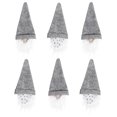 thumbnail image 4 of GOOHOCHY 6 fundas navideñas para botellas de vino, bolsas de almacenamiento para botellas de vino navideñas (Gris), 4 of 7