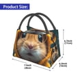 thumbnail image 2 of Disketp Modern Yellow Sweater Guinea Pig Bolsa Térmica Estampada, Bolsa Térmica Aislante para Almuerzo, Playa y Campamento, 2 of 6