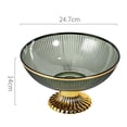 thumbnail image 4 of Naiovety Soporte de exhibición decorativo elegante del postre del cuenco del Pedestal para el hogar de la encimera de la cocina Organizadores de utensilios de cocina Gris 24.7 x 14 cm, 4 of 6