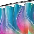 thumbnail image 3 of Colorful Tie Dye Spiral - Floral Pattern Shower Curtain 72"x84" ,Bathroom Decorative Shower Curtains Set with 12 Hooks,Modern Waterproof Washable Shower Curtain, 3 of 6