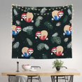 thumbnail image 3 of Daiia Baby Sloths Sleeping Pattern Tapestry 60x51 Inches Wall Hanging Tapestry Artistic Wall Hanging Bedroom Wall Decor Living Room Tapestry Dorm Room Decor, 3 of 9