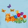 thumbnail image 3 of CafePress - Orange Cat In Tulips T Shirt - Women's Classic T-Shirt, 3 of 4