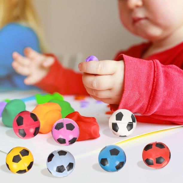 Pack De 20 Pelotas Saltarinas Elásticas Con Cintas De Colores – Relleno Para Piñatas De Cumpleaños, Juguetes De Goma No Tóxicos Para Niños