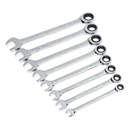 GearWrench Multiple x 11.8 in. L SAE Combination Wrench Set 8 pc.