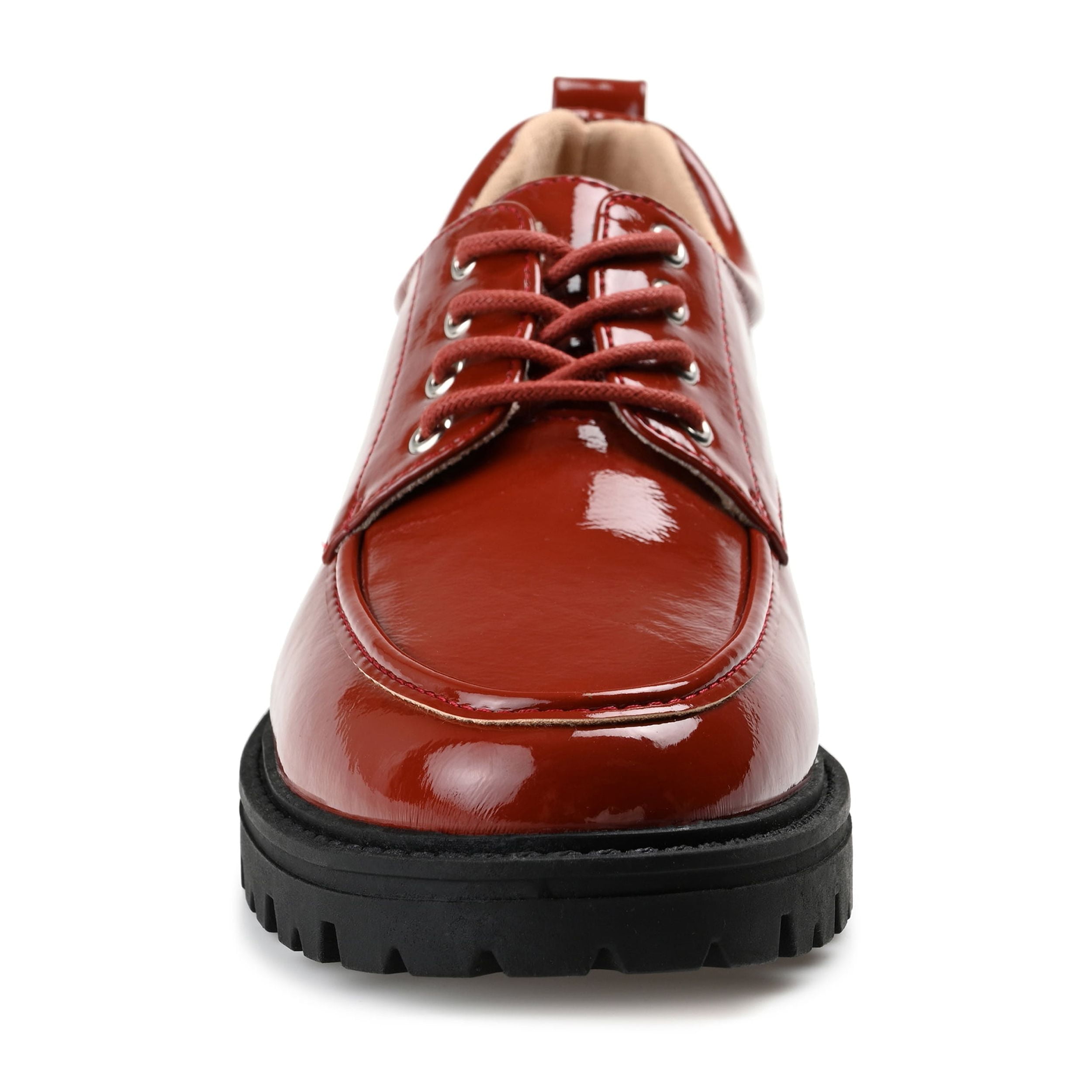 Journee Womens Zina Almond Toe Lace-up Oxford, Widths Available