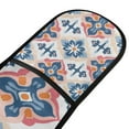 thumbnail image 4 of Yayeee Double Oven Mitt Kitchen Heat Resistant Baking 35" x7" Quilted Glove, Navy Blossom Mosaic, 4 of 6