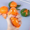 thumbnail image 2 of fun fruit pinching decompression toys squeeze oranges to vent and relieve stress. Crazy sales, 2 of 6
