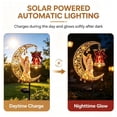 thumbnail image 7 of Solar Christmas Crescent Garden Light Warm Glow, Garden Solar Lights For Patio Cozy Christmas Eve Atmosphere (Winter Chapel), 7 of 7