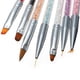 thumbnail image 5 of Qarigey Extensión de Gel acrílico UV de doble punta, pincel para pintar flores, Gel UV, quitar espátula, herramienta de manicura Juegos de manicura Naranja, 5 of 6