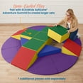 thumbnail image 5 of ECR4Kids SoftZone Pedestal Play Block Corner Climber, Beginner Playset, Assorted, 5 of 9