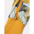 thumbnail image 4 of WIBACKER 3-24M Bamboo Newborn Baby Convertible Footie Pajamas, Toddler Footed Zipper Sleeper for Infant Baby Boys - Banana, 4 of 7
