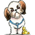 thumbnail image 3 of CafePress - Shih Tzu Ducky Mugs - 15 oz Ceramic Large White Novelty Mug, 3 of 4